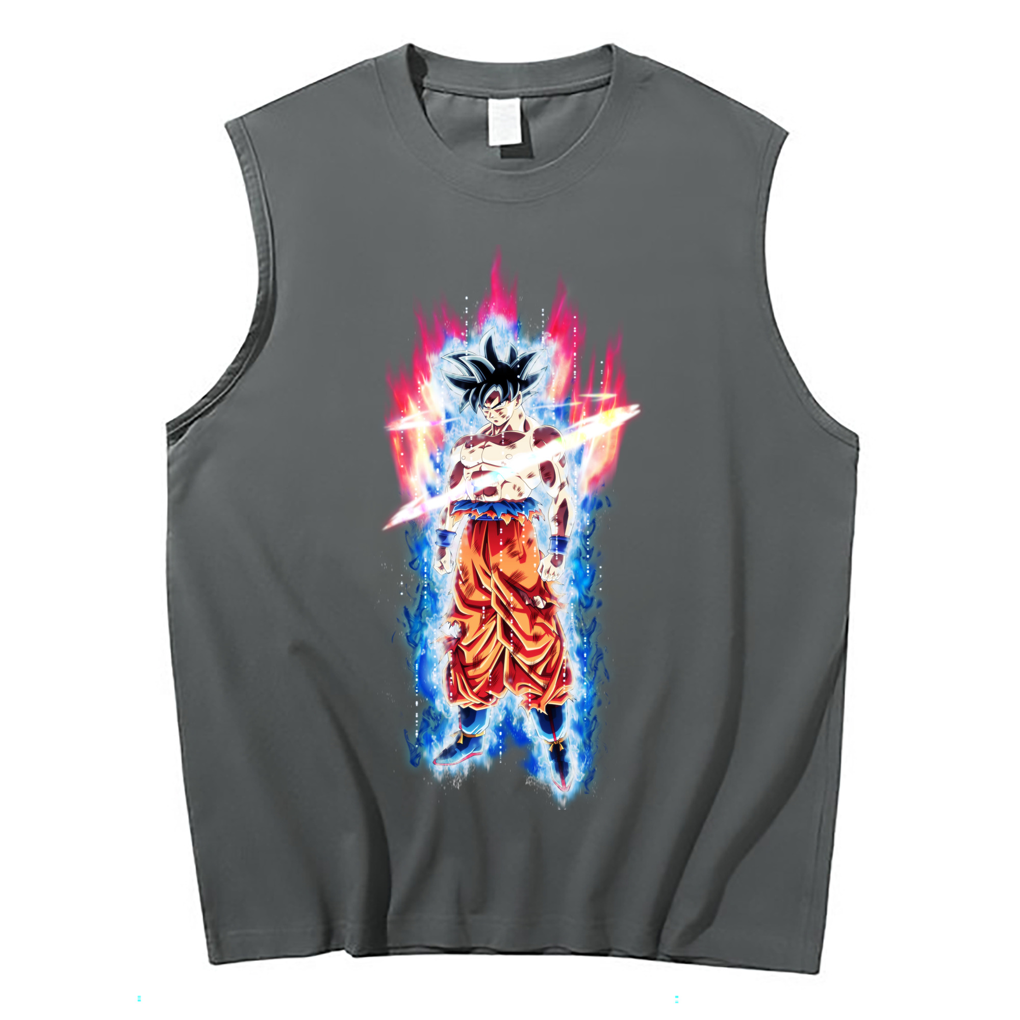 （画像用） ドラゴンボール 孫悟空（そん ごくう）Son Goku カカロット DRAGON BALL Kakarotto コットン100％タンクトップ（フロントプリント）